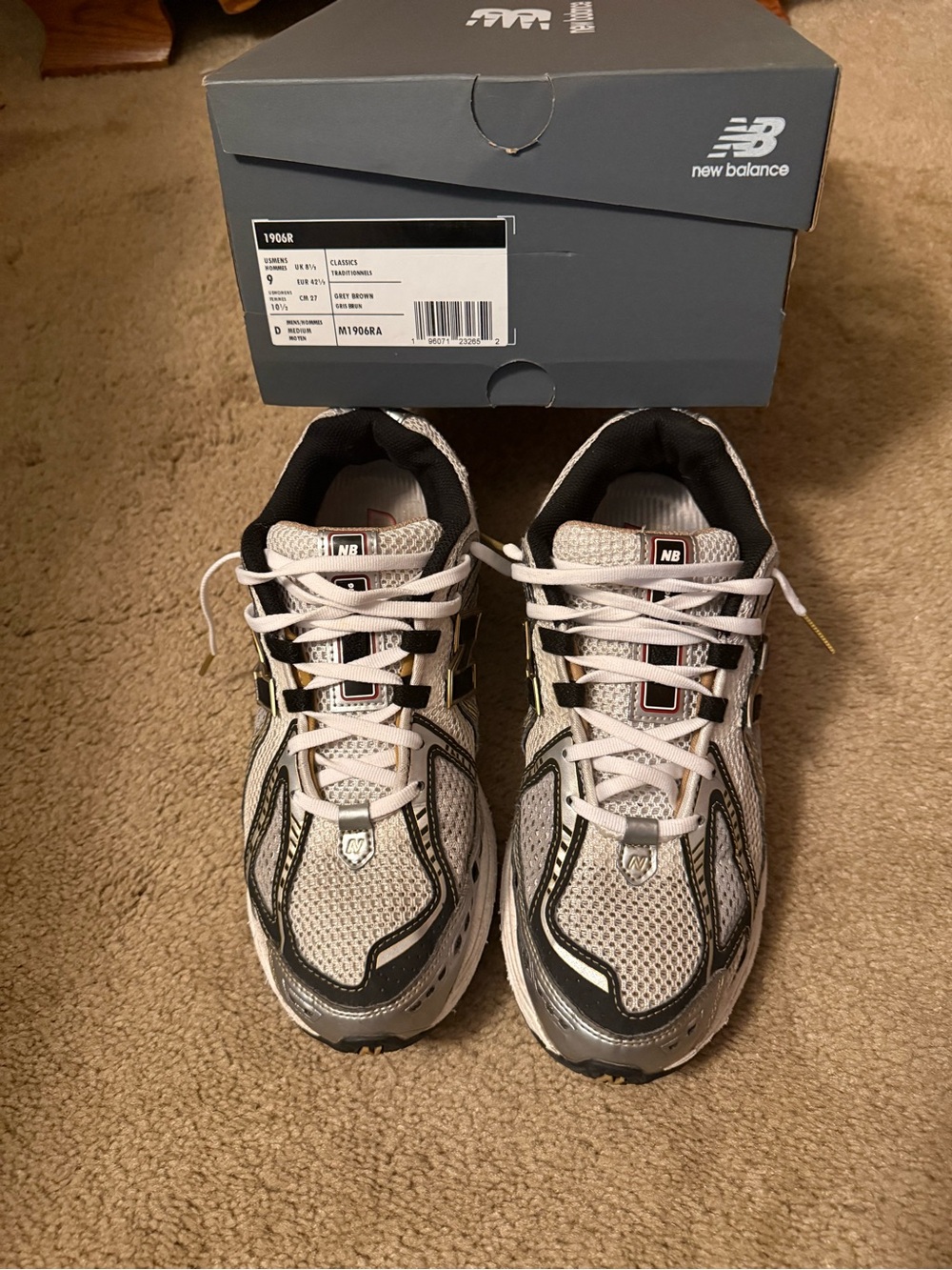 New Balance 1906R Grey Brown, Men’s 9/ Women’s 10.5